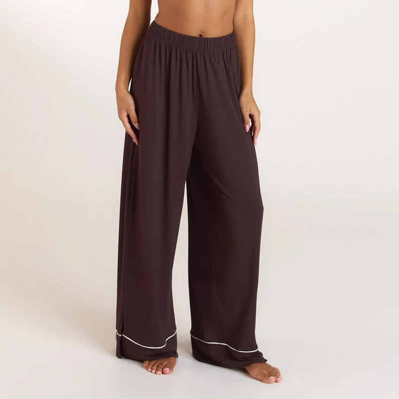 Modal Pyjama Broek - Donker Chocoladekleurig