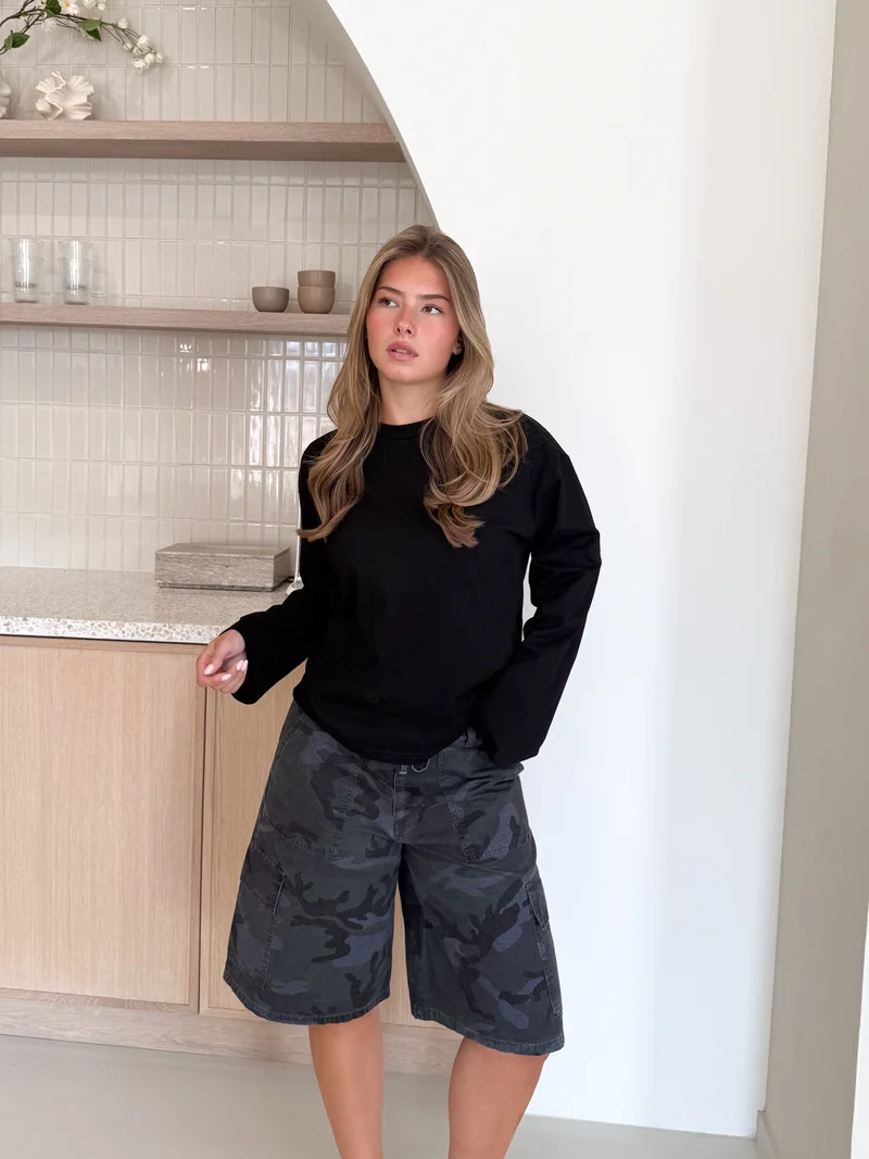 Basic longsleeve zwart