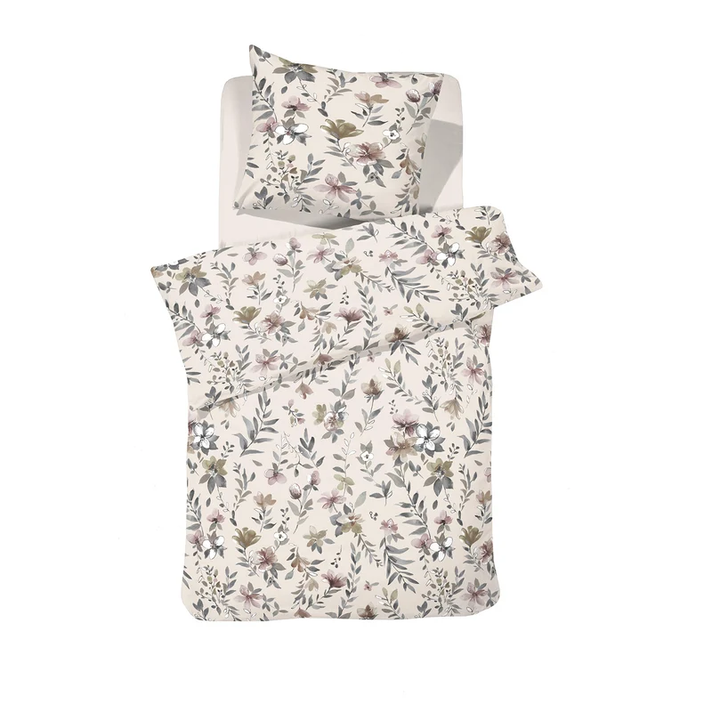 Botanica dekbedovertrekset flanel beige