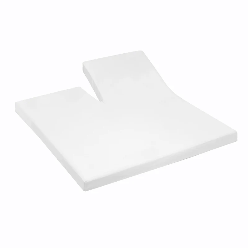Topper hoeslaken premium molton enkele split wit