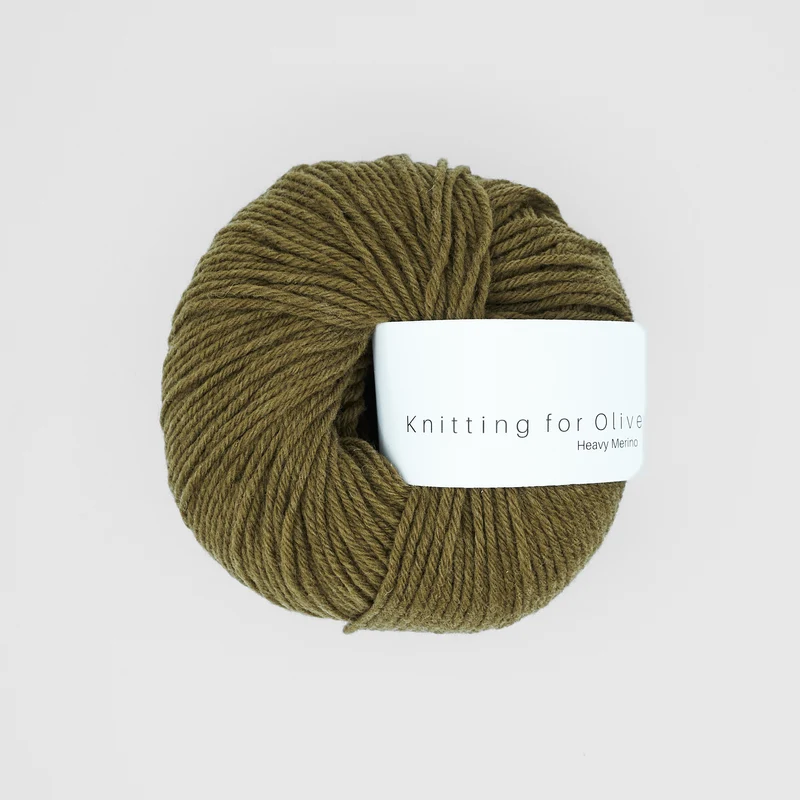 Knitting for Olive HEAVY Merino - Green Ocher