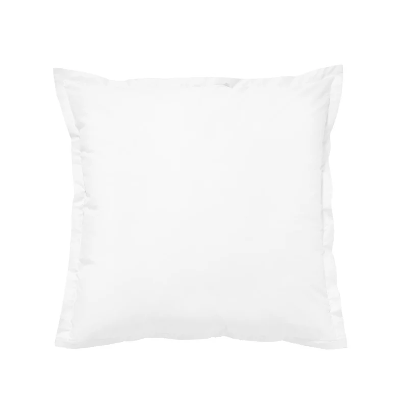 Sundays kussensloopset met rits katoen-satijn wit 80x80