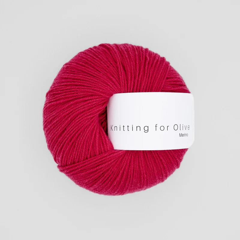 Knitting for Olive Merino - Raspberry Red