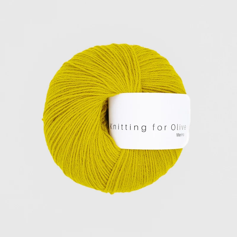 Knitting for Olive Merino - Umami Yellow