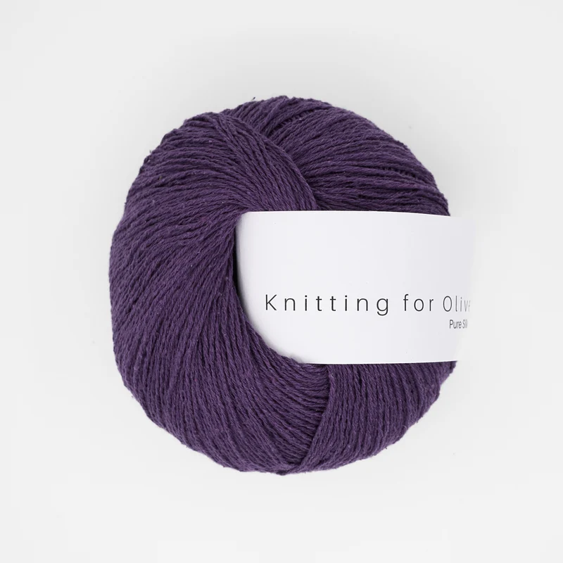 Knitting for Olive Pure Silk - Plum