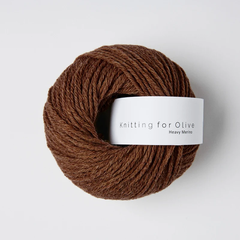 Knitting for Olive HEAVY Merino - Dark Cognac