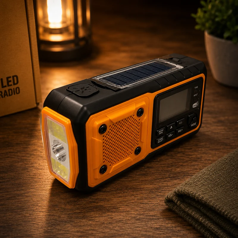 Noodradio DAB+ FM-radio met 5000 mAh Powerbank