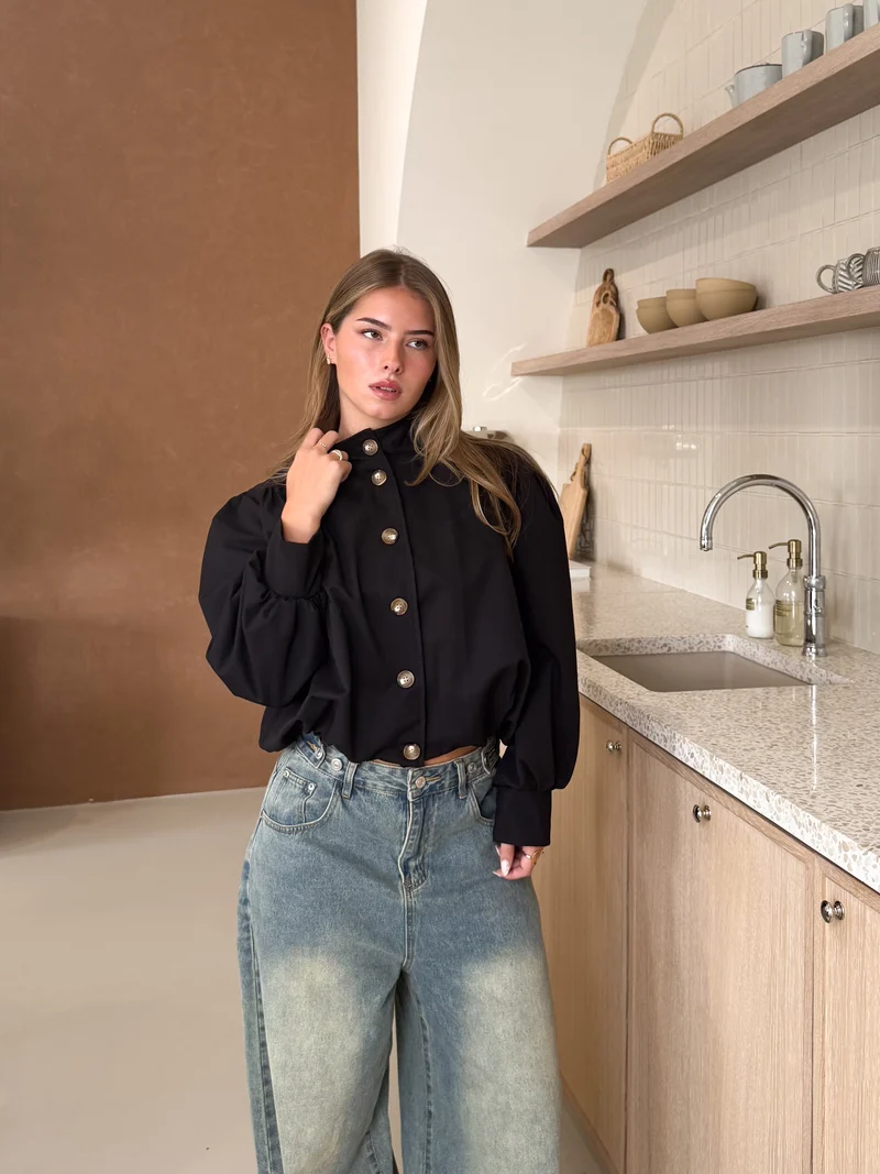 Tessa jacket zwart