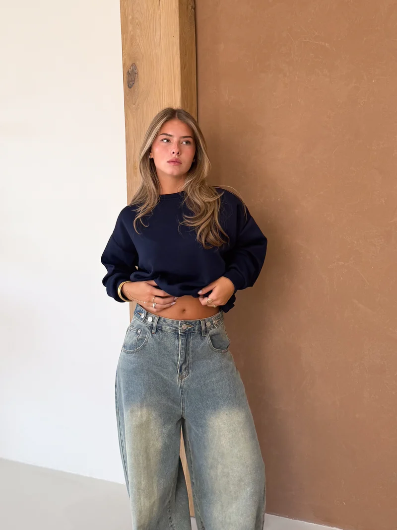 Basic sweater navy