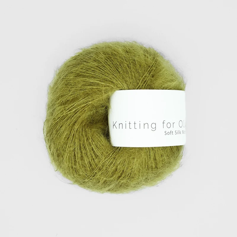 Knitting for Olive Soft Silk Mohair - Green Woodpecker