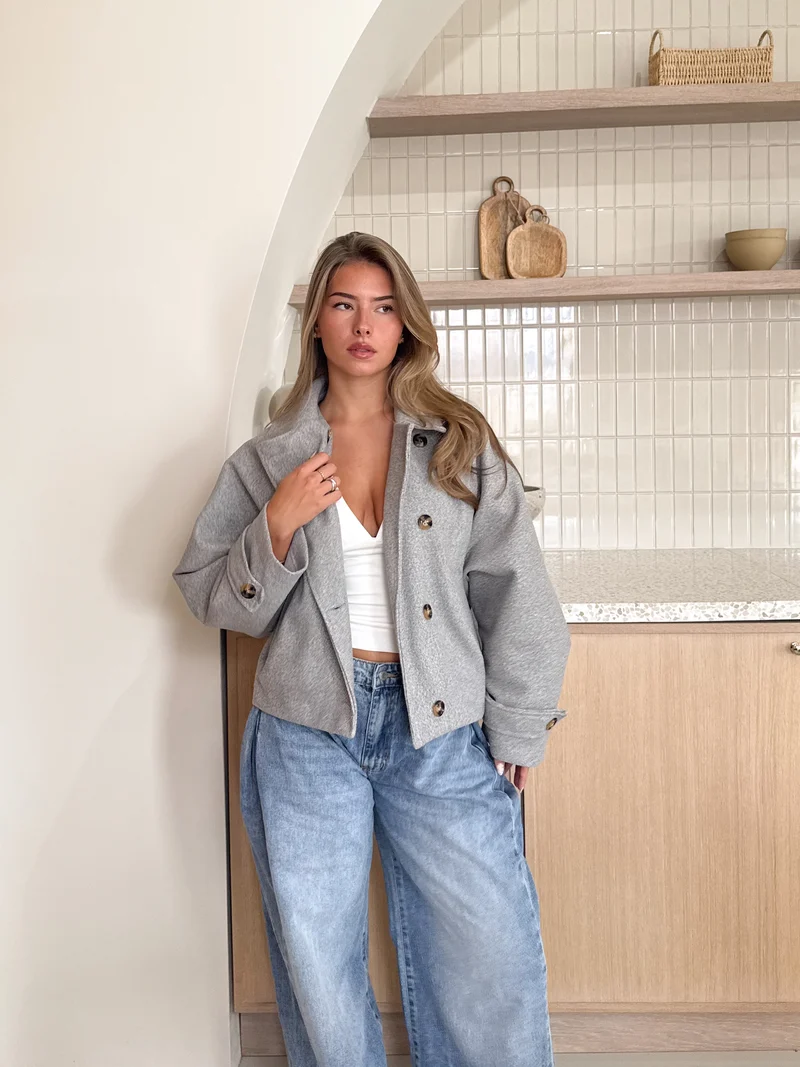 Coat Angel grijs