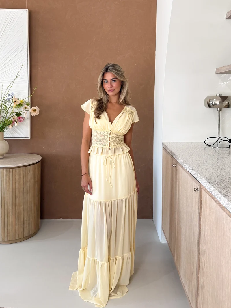 Rok Ava butter yellow