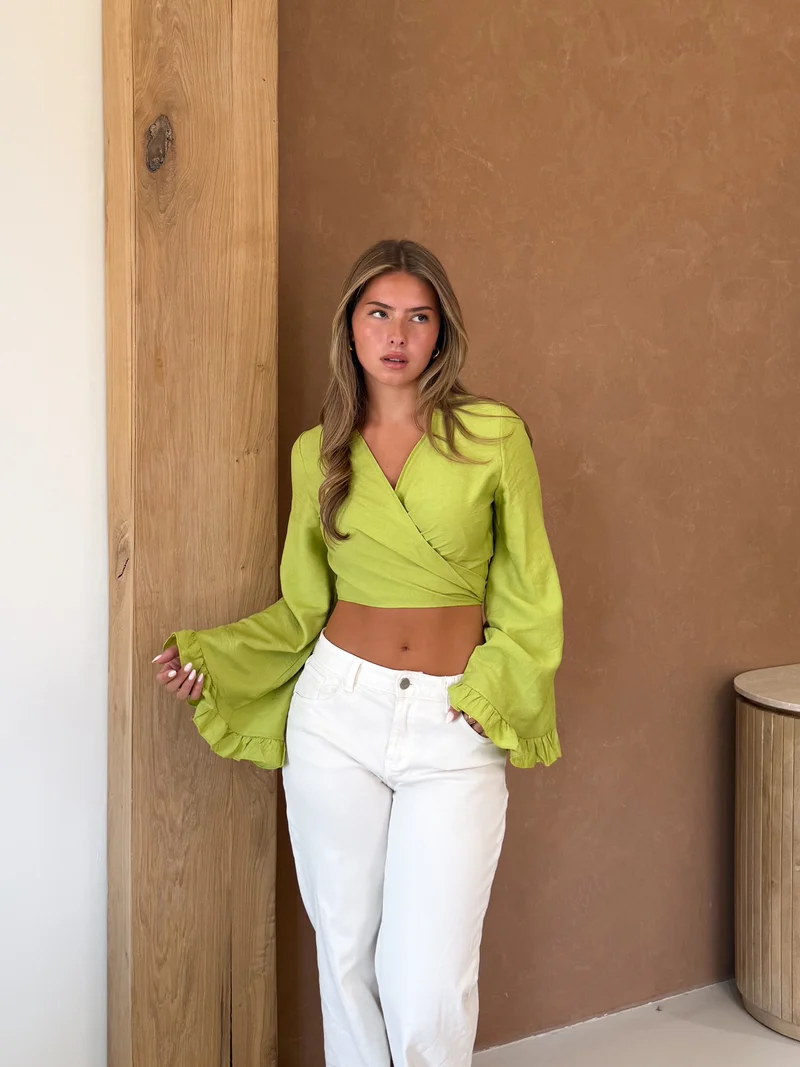 Liz top groen