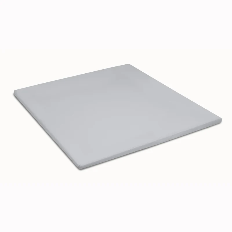 Topper hoeslaken jersey lichtgrijs