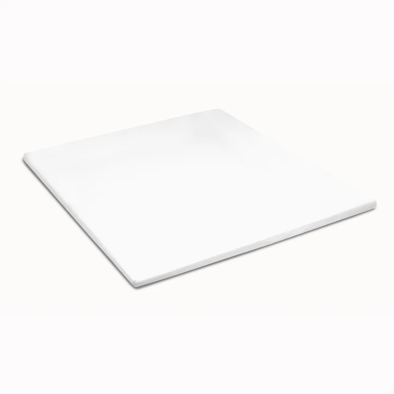 Topper hoeslaken jersey wit