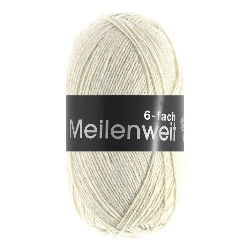 Lana Grossa Meilenweit 6-Fach 150 Mélange 9228