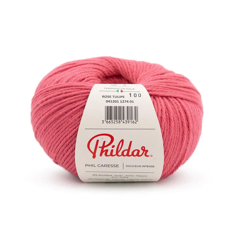 Phildar Phil Caresse 1274 Tulip Pink