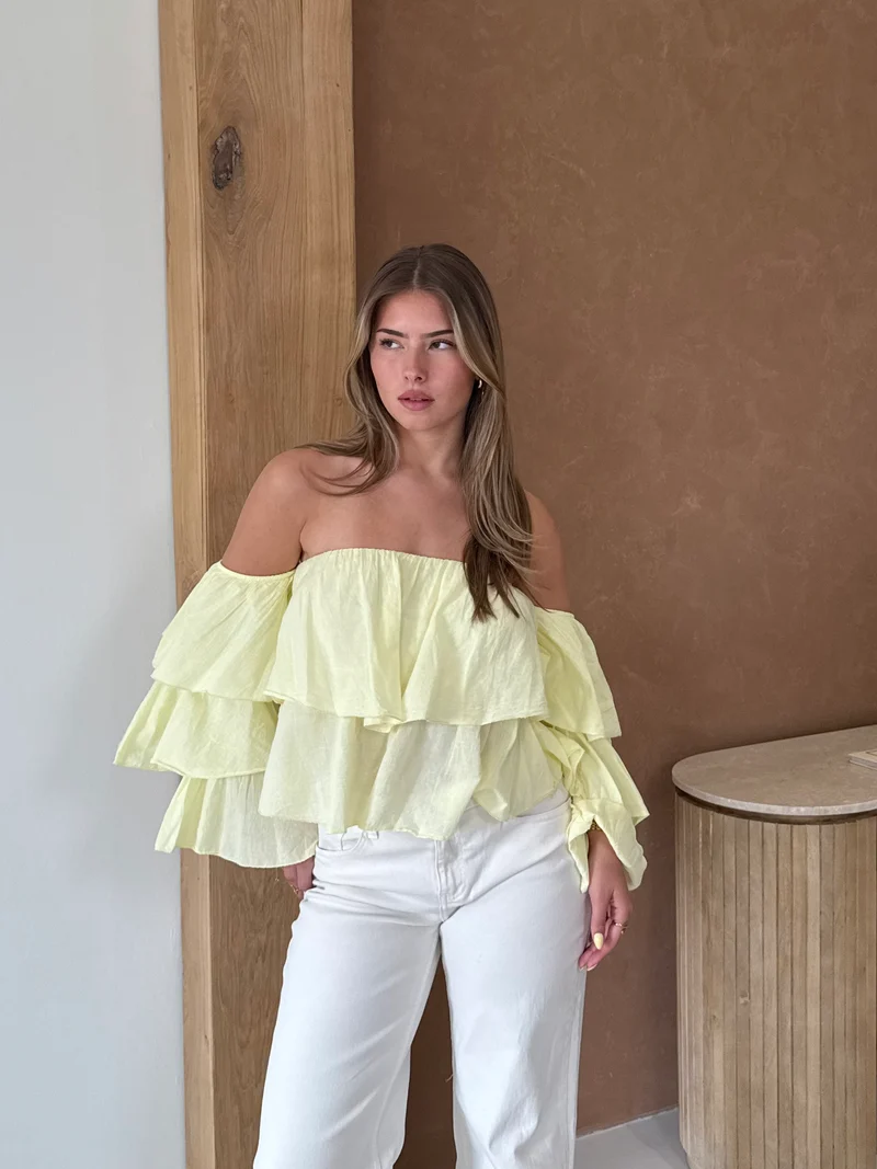 Jamie top butter yellow