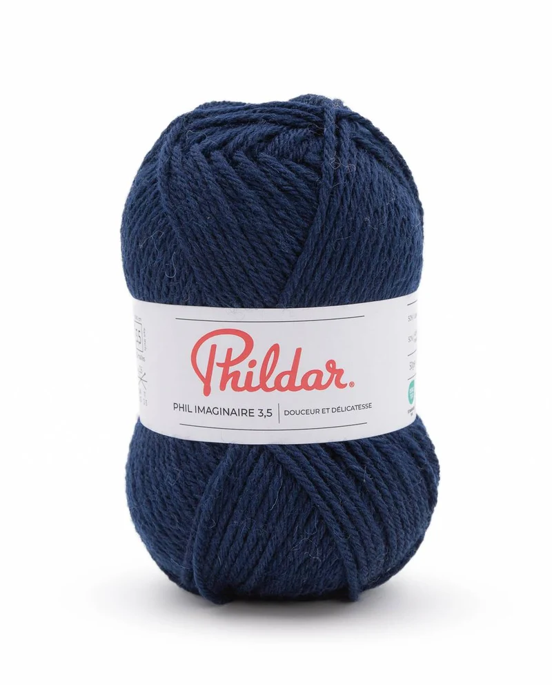 Phildar Phil Imaginaire 3.5 1446 Navy Blue