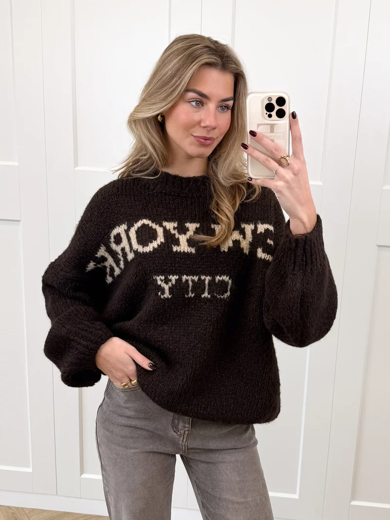 Trui Elianne bruin