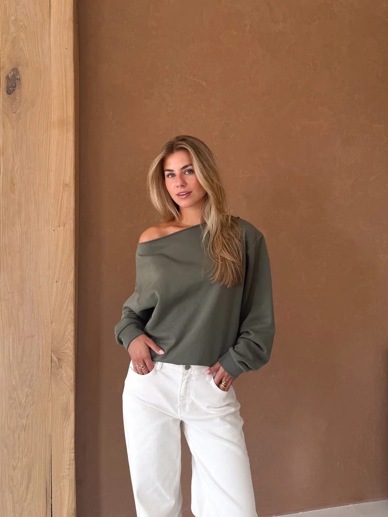Sweater Aya kaki