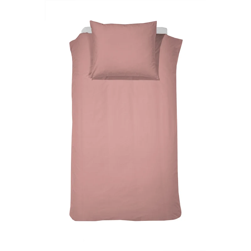 Weekend dekbedovertrek katoen roze