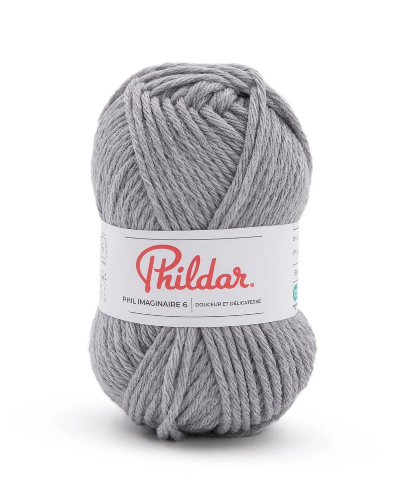 Phildar Phil Imaginaire 6 2140 Grey Tweed