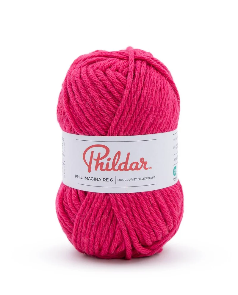 Phildar Phil Imaginaire 6 1155 Peony Pink