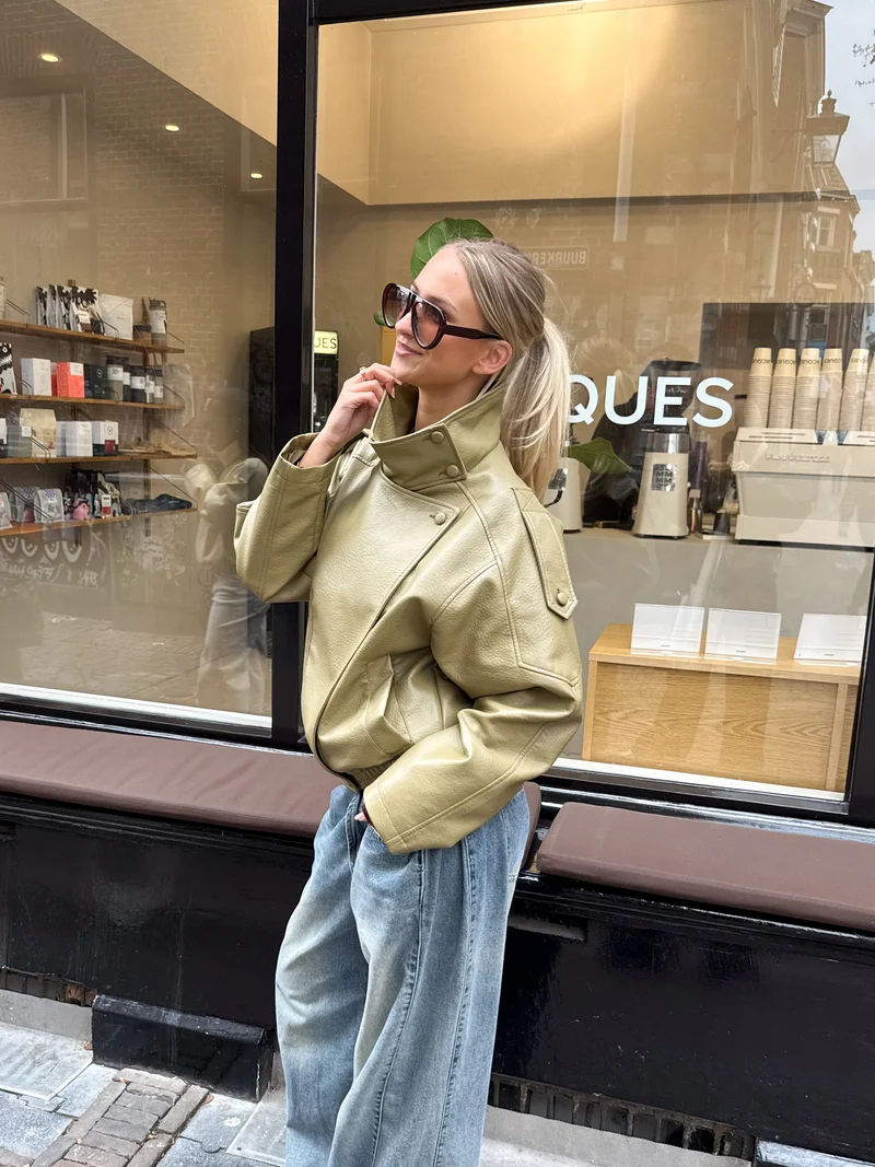 Ruby jas olive green