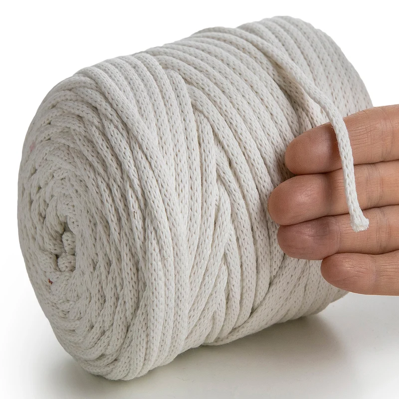 Natural Macramé Cord 6mm 85m