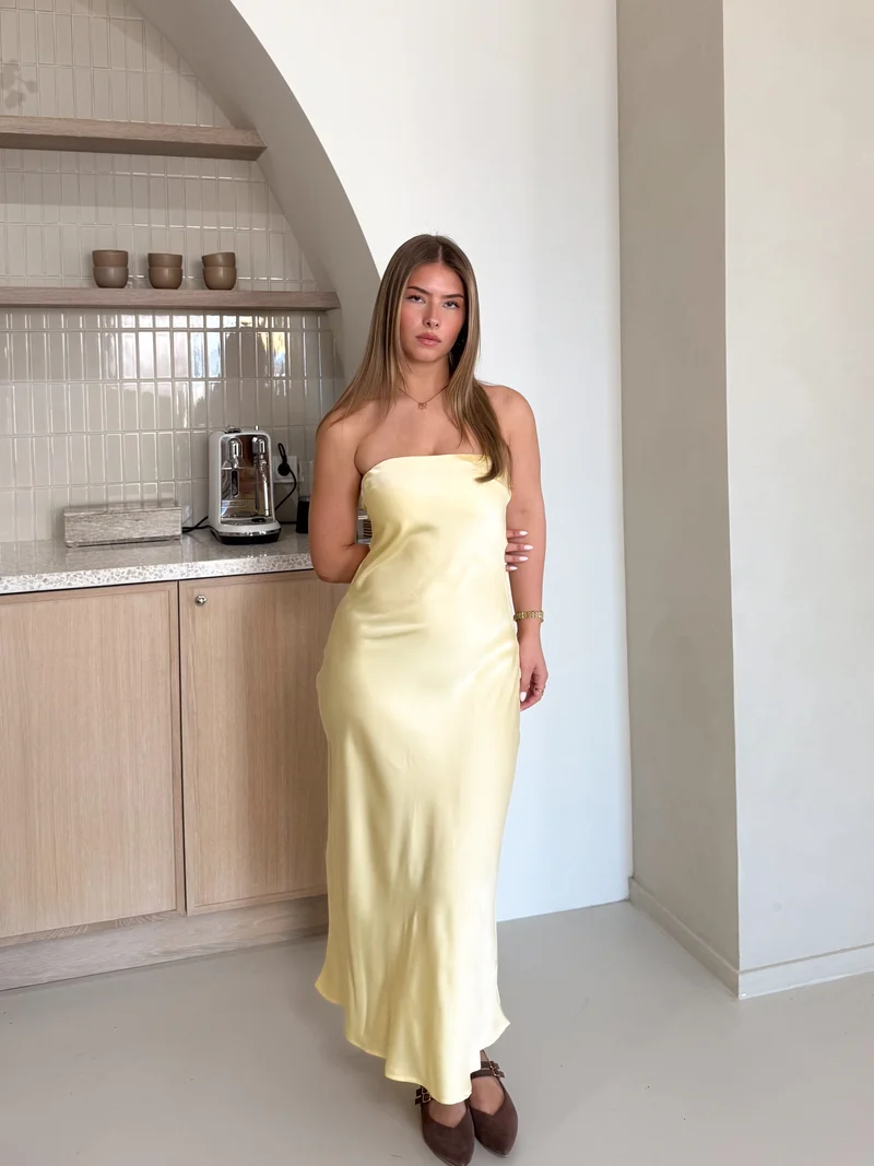 Strapless jurk Jaydi