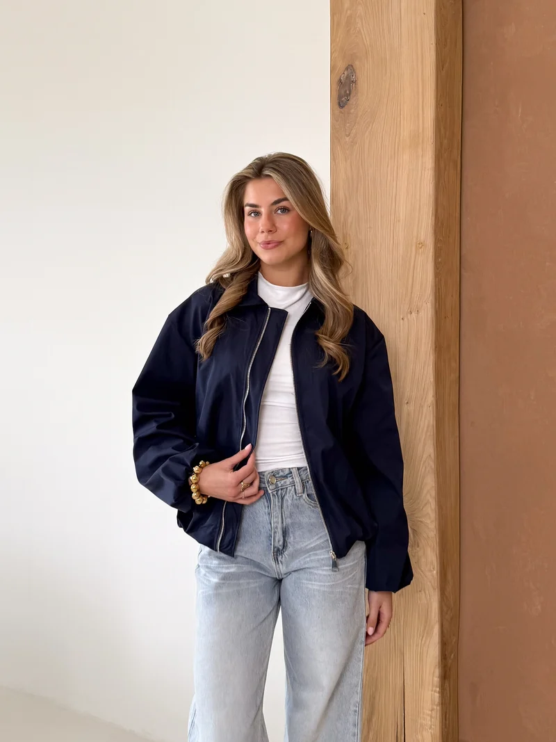 Millie jas blauw