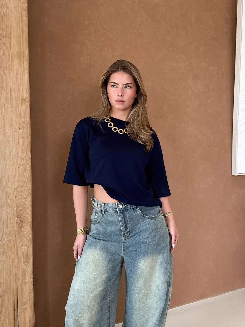 Lexi tshirt navy blauw