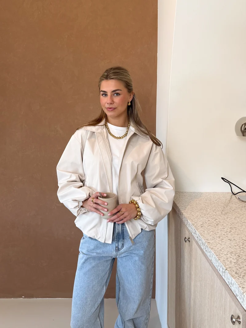 Millie jas beige