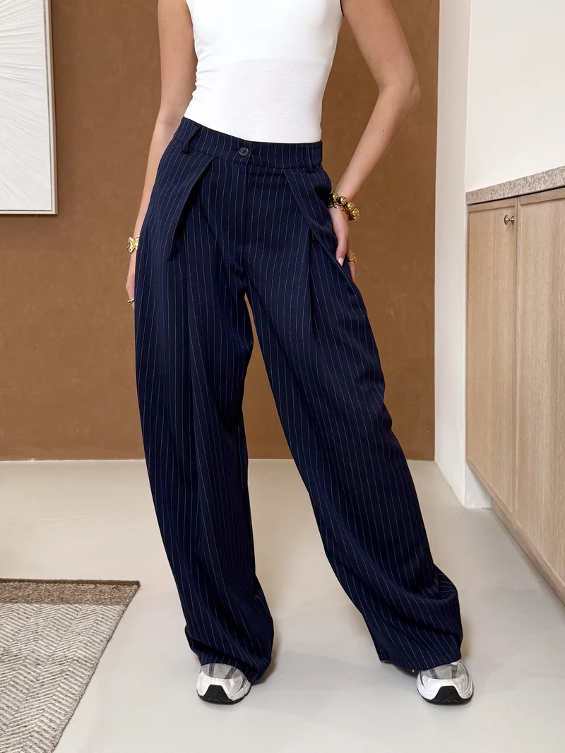 Pantalon Celina blauw