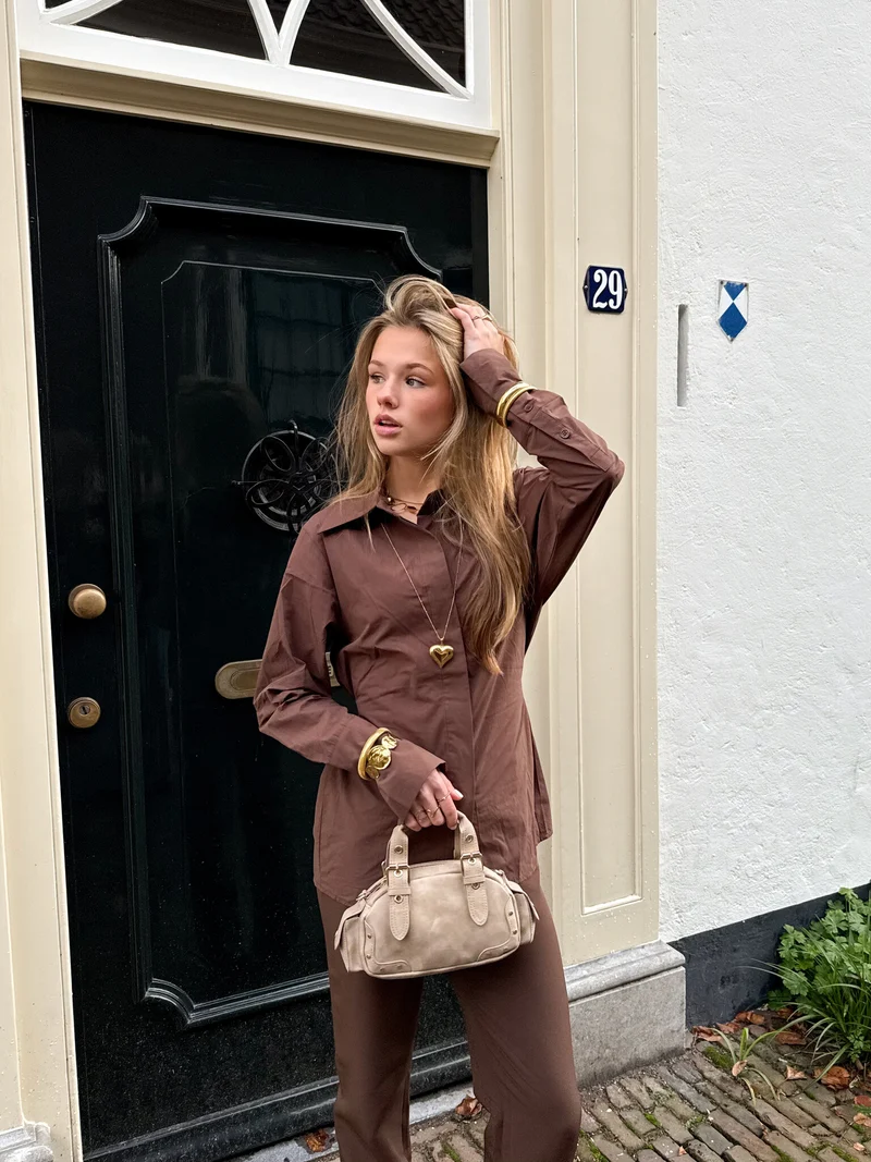 Blouse Emi bruin