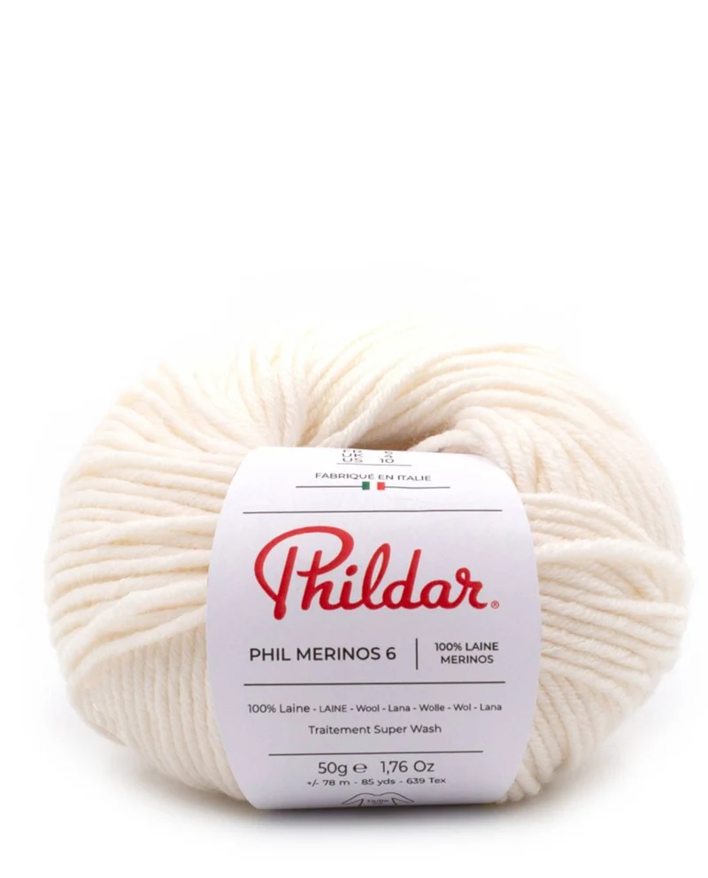 Phildar Phil Merinos 6 1359 Ecru