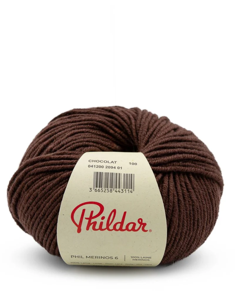 Phildar Phil Merinos 6 2094 Chocolate