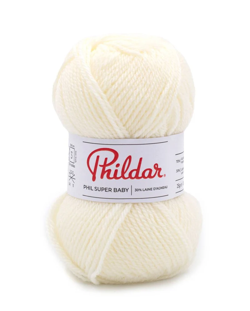 Phildar Phil Super Baby 1397 Chalk