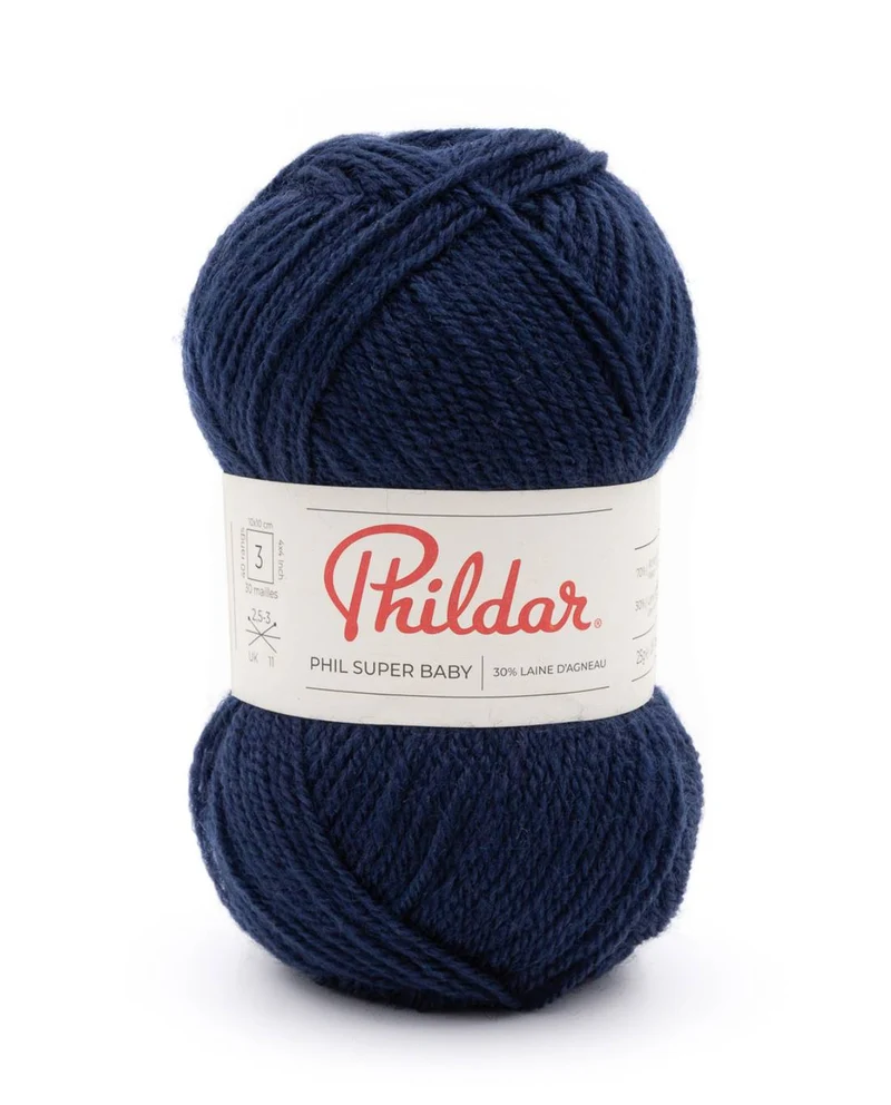 Phildar Phil Super Baby 2084 Navy Blue