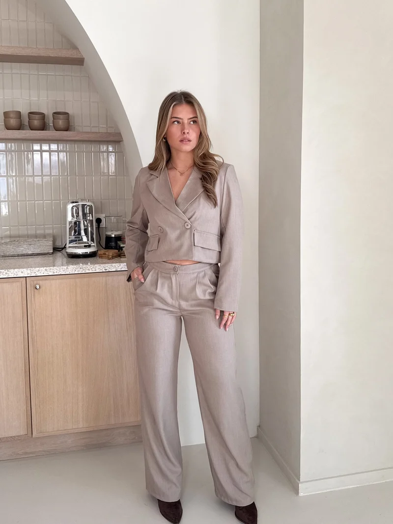 Co-ord set Rosalie taupe