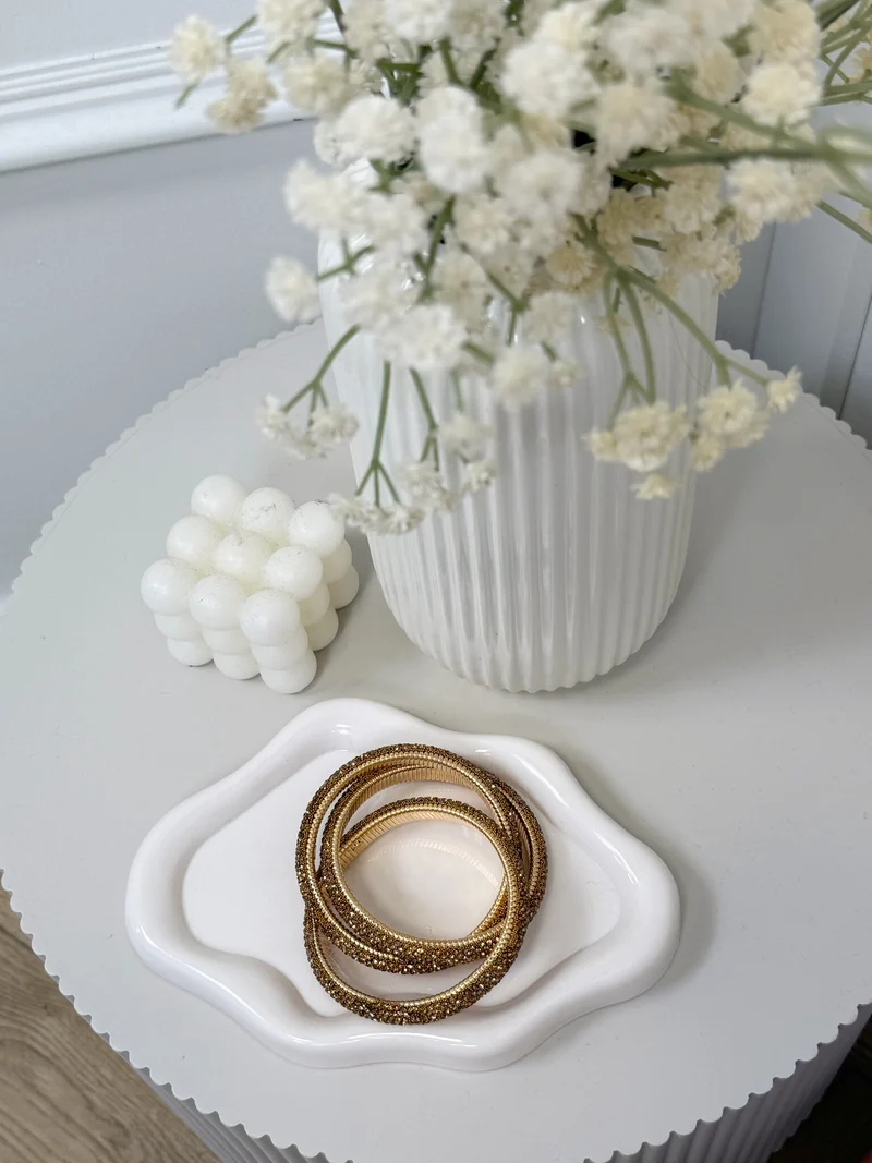 Glitter and glamour bangle