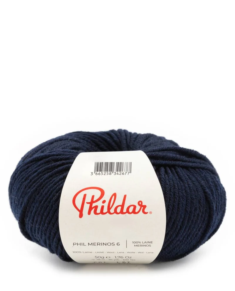 Phildar Phil Merinos 6 2588 Navy