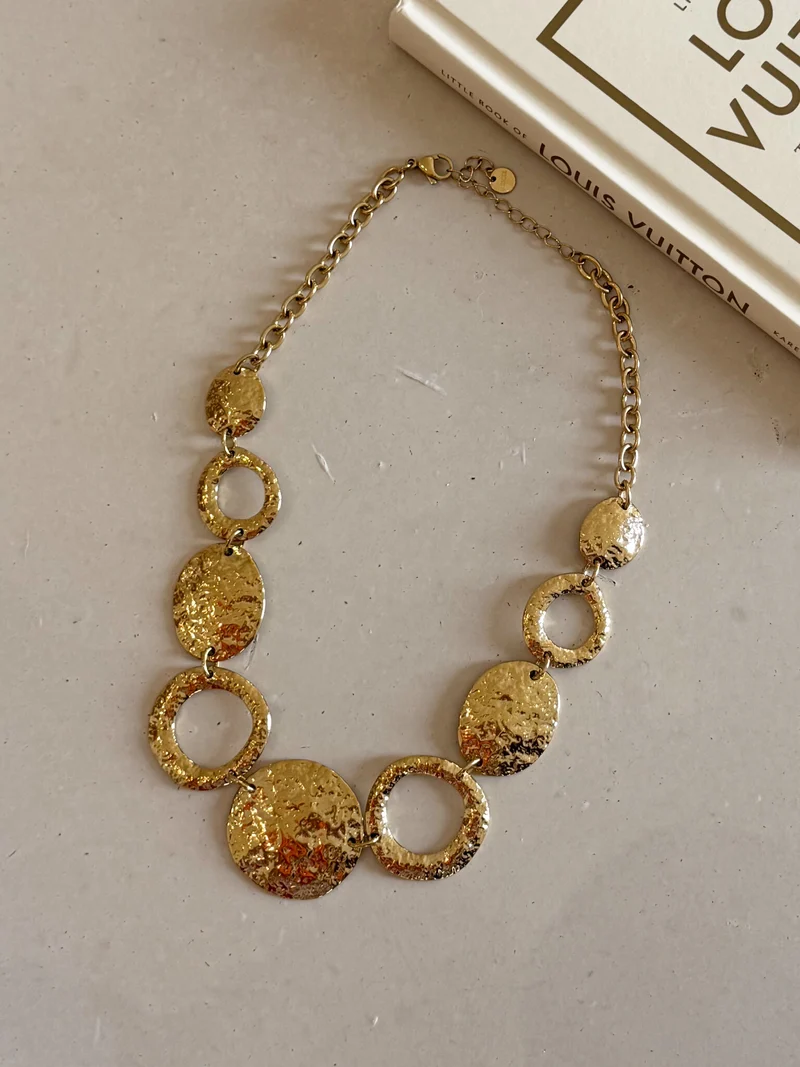 Golden cirkle ketting