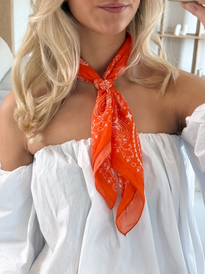 Sjaal Lune oranje
