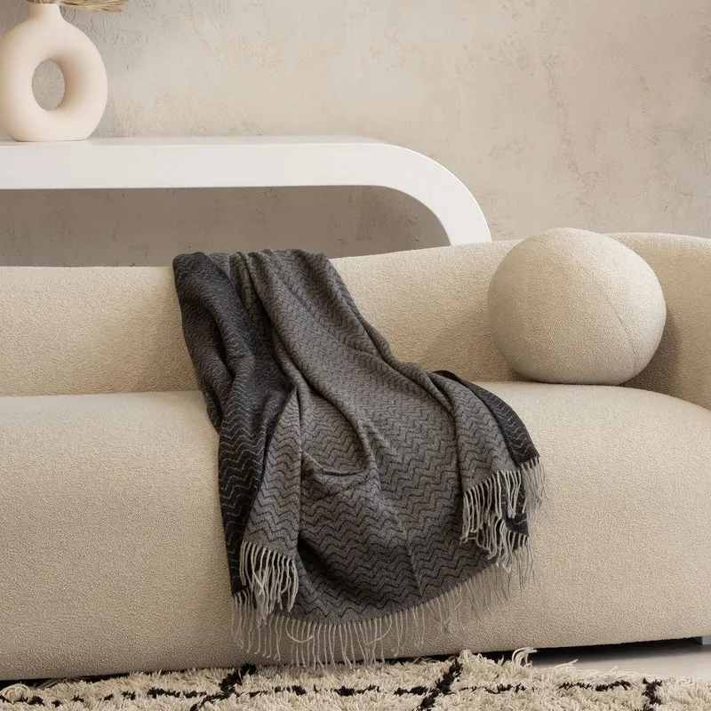 Cashmere- en Merinowollen Plaid Verona
