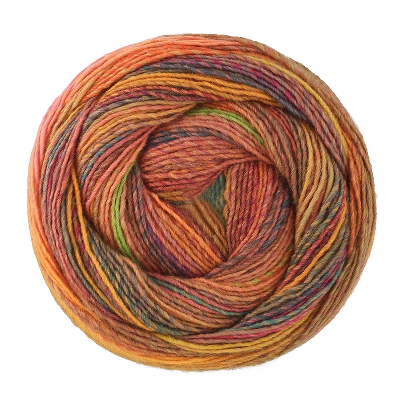 Lana Grossa Gomitolo Intenso 242 Donkerrood/Nougat/Oranje/Saffraangeel/Jade/Licht-/Donkergroen/Violet/Koraal