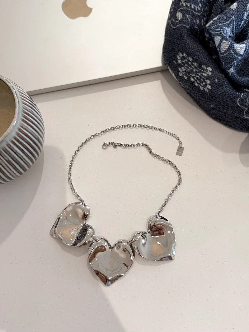 Love Three ketting zilver