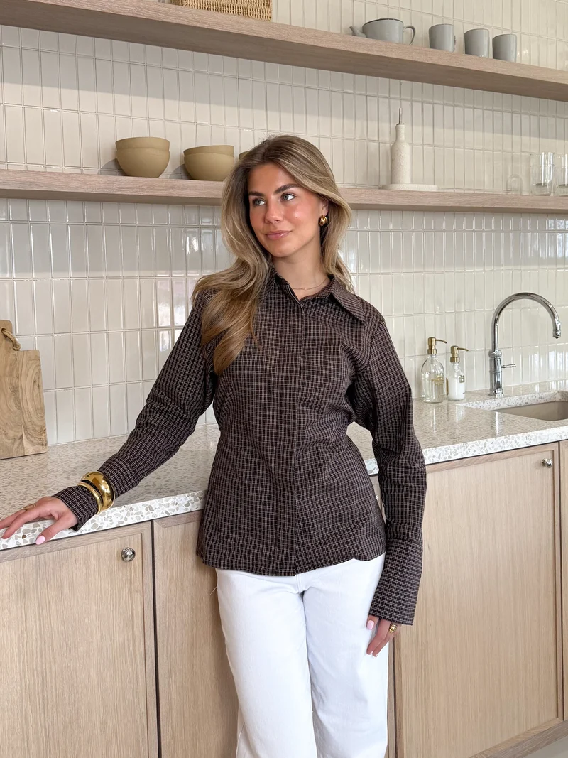 Blouse Tara ruitjes