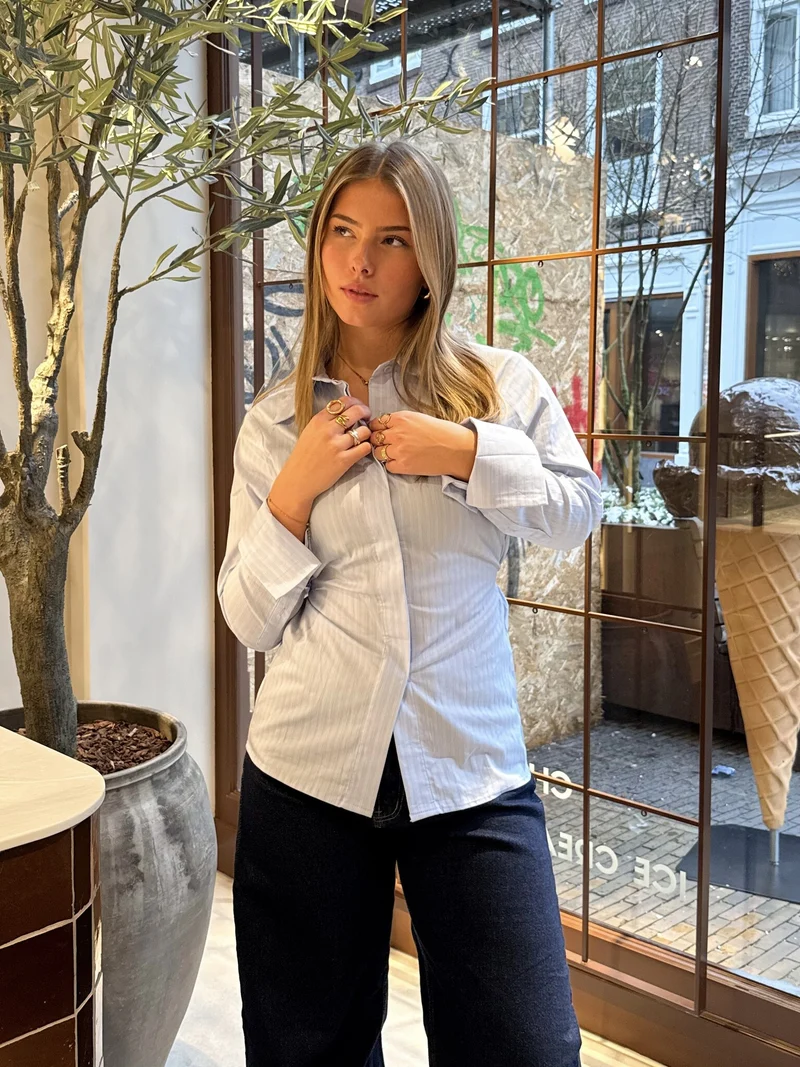 Blouse Isabella blauw
